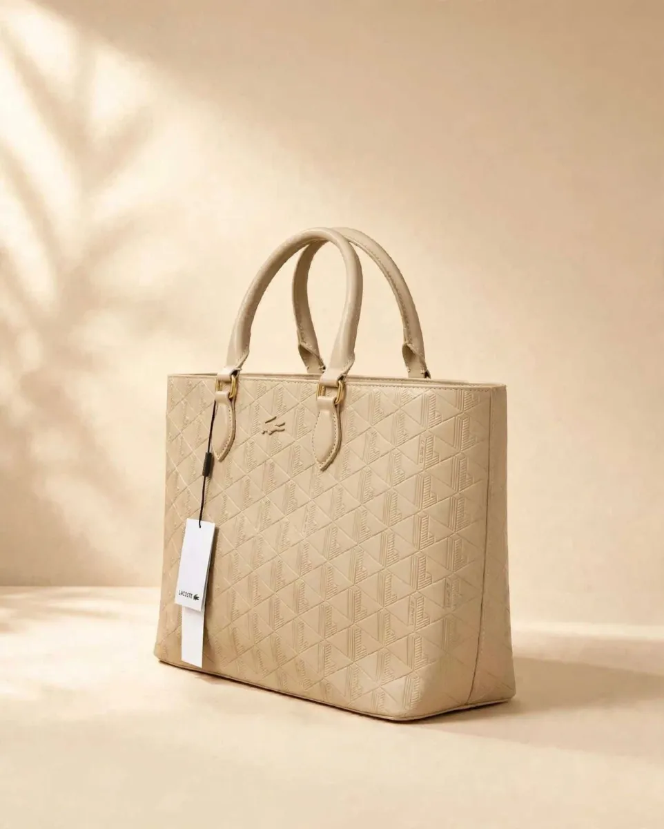 Luxe Mono Tote Bag